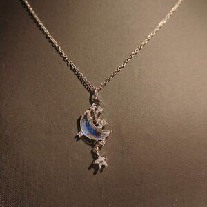 Blue Moon Necklace